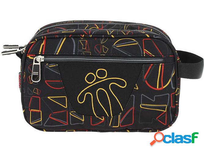 Estuche Doble TOTTO S Geométricos (26x18x9cm - Multicolor -