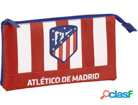 Estuche Triple SAFTA Atletico Madrid Triple (22x12x3cm)