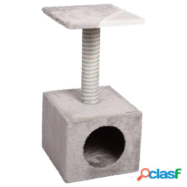 FLAMINGO Rascador para gatos Cary gris 30x30x61 cm