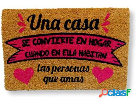 Felpudo KOKO DOORMATS Las Personas Que Amas (Castaño - 60 x