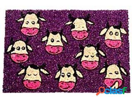 Felpudos HOGAR Y MÁS Coco Entrada Casa Vaca (60x40x1,5)
