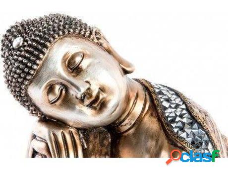 Figura HOGAR Y MÁS Buda Decorativa De Resina Buda India