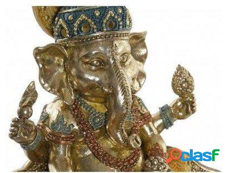 Figura HOGAR Y MÁS Ganesha Decorativa Resina India