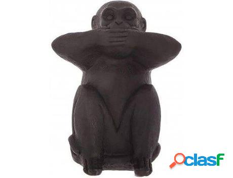 Figura HOGAR Y MÁS Mono Sabio Resina Elle (19x 13,7x 23 -
