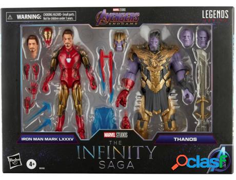 Figuras HASBRO Marvel Hombre de Hierro y Thanos