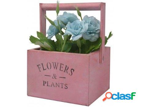 Flor HOGAR Y MÁS Madera De Rosa Artificiale Vintage Flower