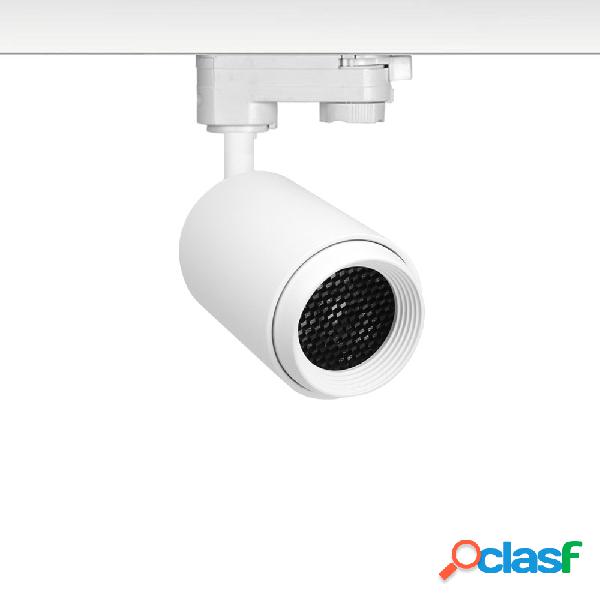 Foco carril monofásico mini cronolux rail led blanco 12w