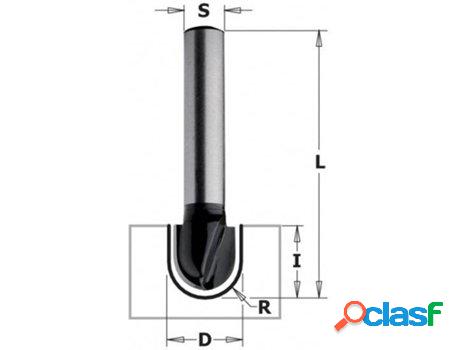 Fresa de Radio Convexo CMT ORANGE TOOLS S=8 Ø6 R=3