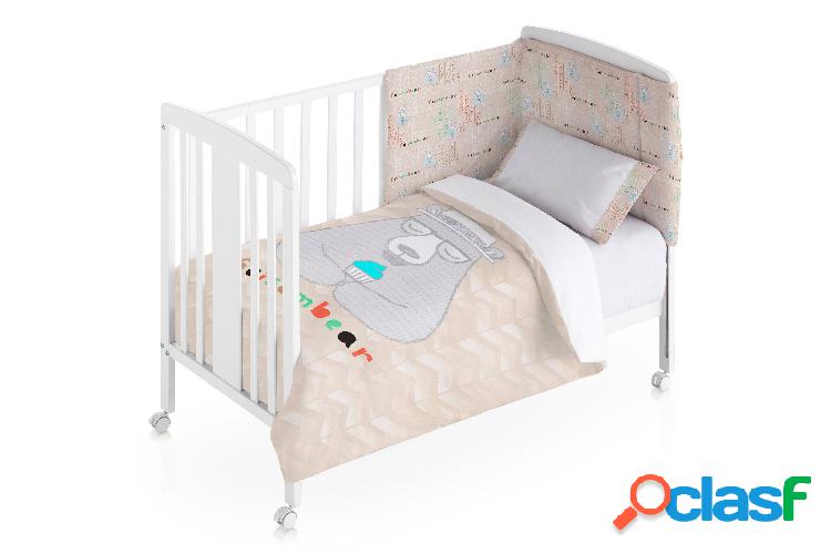 Frikids Funda Nordica + Funda Almohada Cuna Beige