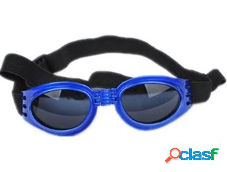 Gafas de Sol para Perros WJS Impermeable (Azul - S - Porte