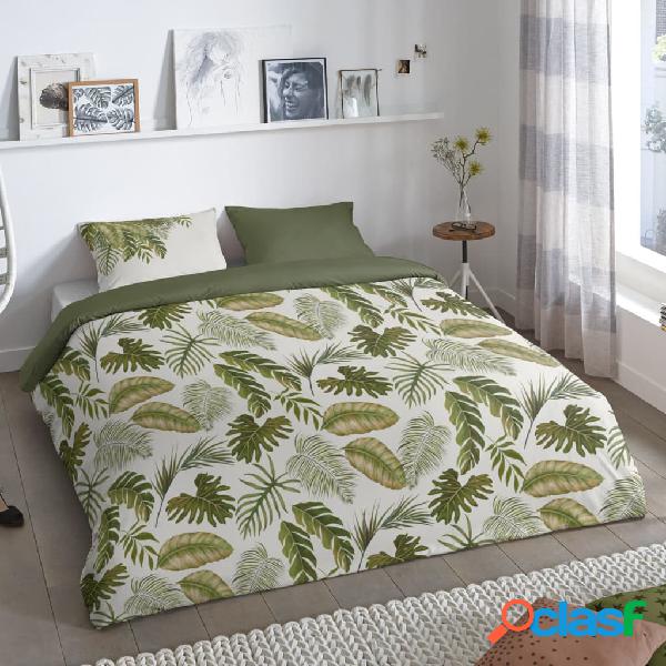 Good Morning Funda de edredón LEWIS 240x200/220 cm verde