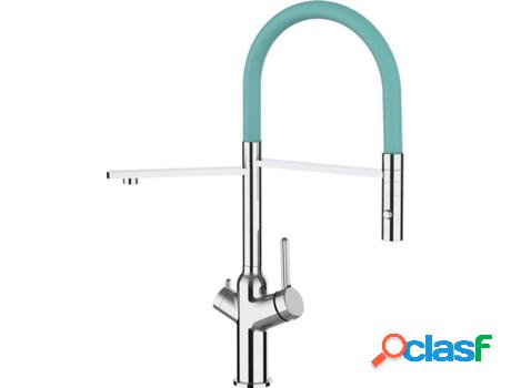 Grifo de cocina VIZIO 3 Vias Tubo Giratória 360° Cromado