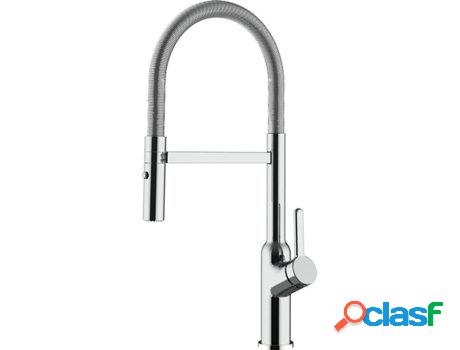 Grifo de cocina VIZIO Tubo Giratória 360° 2 Jatos Cromado