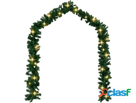 Grinalda de Navidad VIDAXL con Luces LED (10 m)