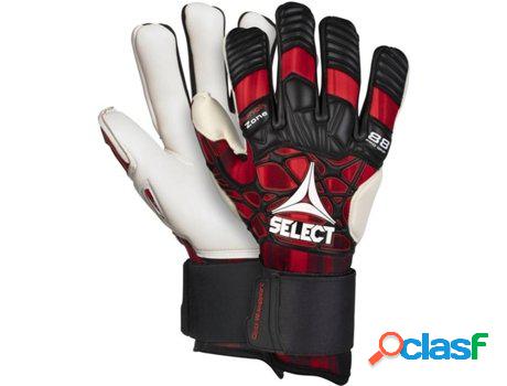 Guantes de Portero SELECT 88 (Tam: 8 - Negro, Rojo)