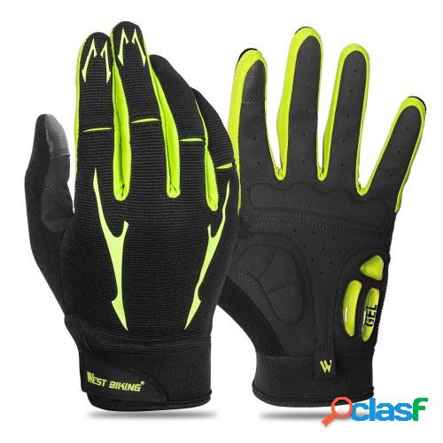 Guantes de bicicleta de montaña Guantes de pantalla táctil