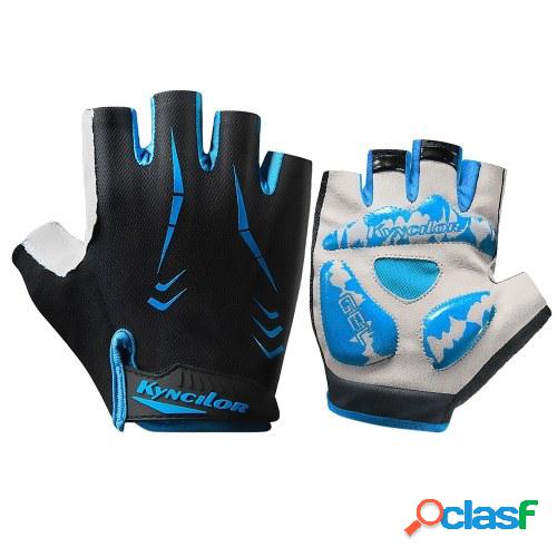 Guantes de ciclismo medio dedo antideslizante a prueba de