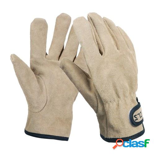 Guantes para acampar Guantes de cuero de piel de vaca