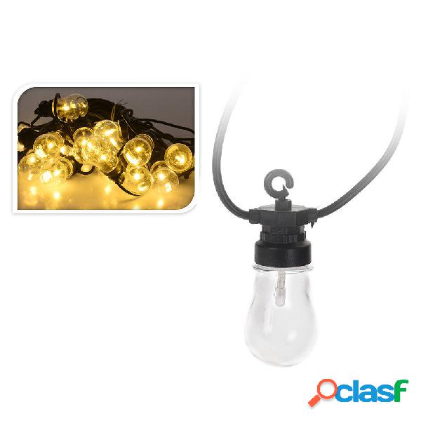 Guirnalda 20 Leds Uso Interior Luz Cálida Tipo Vintage