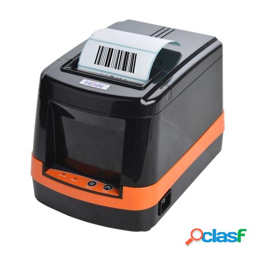 HOIN Impresora térmica de etiquetas USB de 80 mm Impresora
