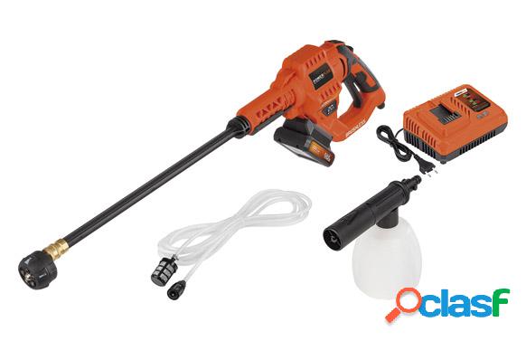 Hidrolimpiadora a batería Powerplus 20V con cargador y