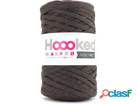 Hilo de Algodón HOOOKED RibbonXL Tabacco Brown (Marrón -