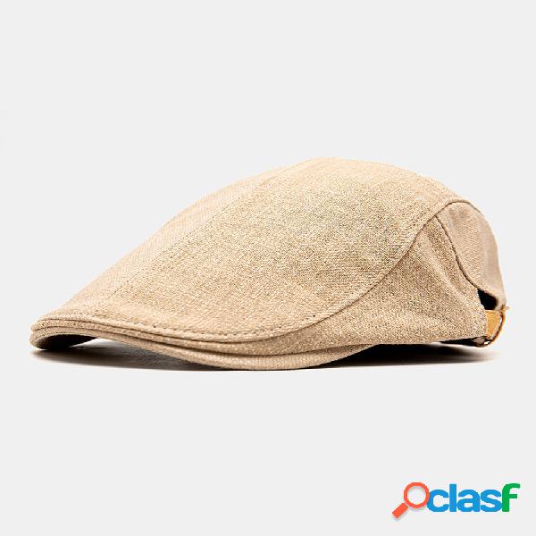 Hombres Algodón Lino Regular Patchwork Puntos a rayas