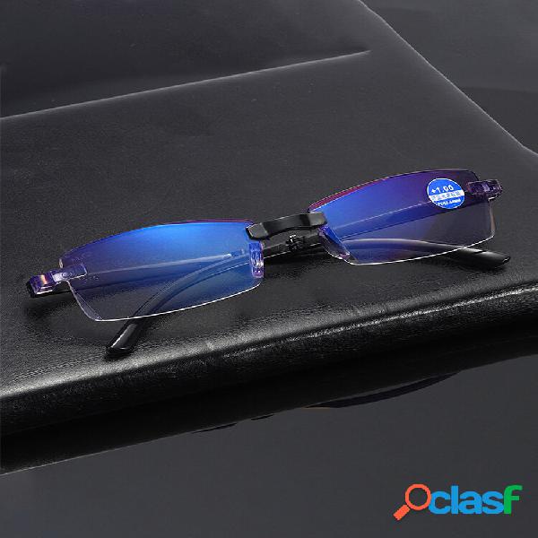 Hombres Resina Sin marco Rectangular Smart Zoom Plegable