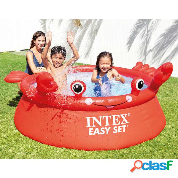 INTEX Happy Crab Piscina inflable Easy Set 183x51 cm