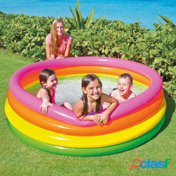 INTEX Piscina inflable Sunset 4 anillos 168x46 cm