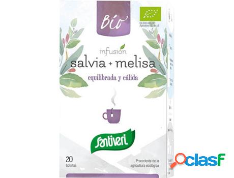 Infusion Sanaflor de Salvia y Melisa SANTIVERI (20 Saquetas