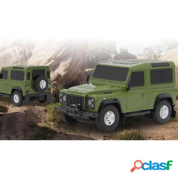 JAMARA Coche zaguero teledirigido Land Rover verde 1:24