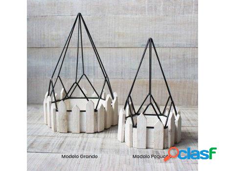 Jaula Decorativa HOGAR Y MÁSPara Diseño Geométrico France