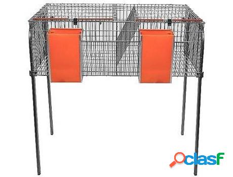 Jaula para Conejos GÓMEZ Y CRESPO (Naranja - 104x63x100cm)