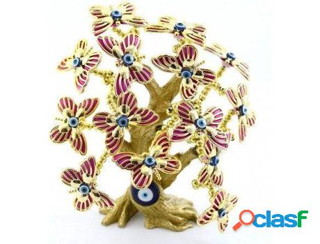 Joyeros HOGAR Y MÁS Árbol Y Mariposa (25 x 22 x 13 cm)