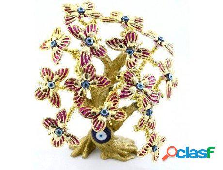 Joyeros HOGAR Y MÁS Árbol Y Mariposa (25 x 22 x 13 cm)