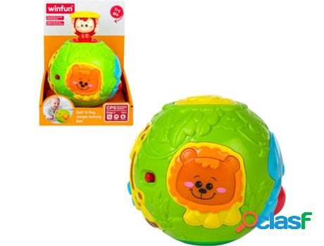 Juego Didácticos WINFUN Bola de animales infantil con luz y