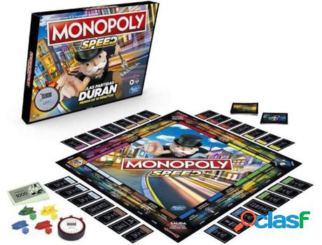 Juego de Mesa HASBRO Monopoly Speed (Edad Mínima: 8 -