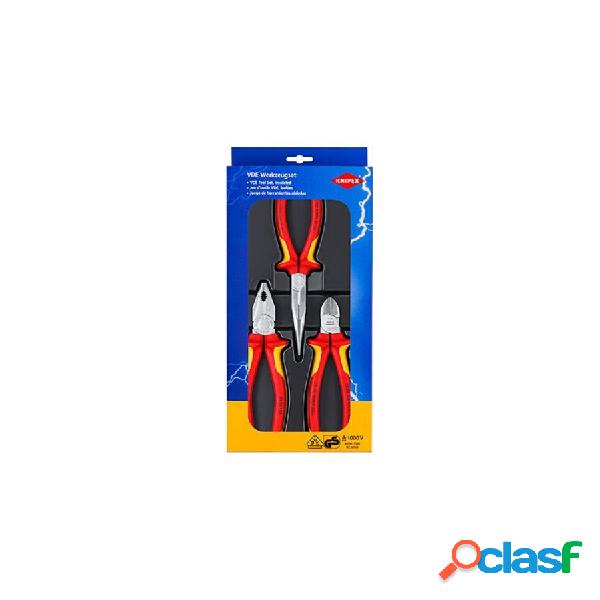 Juego de alicates de electricista Knipex 00 20 12