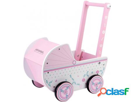 Juguete WOOMAX Carrito de Madera de Muñecas (+3 Años)