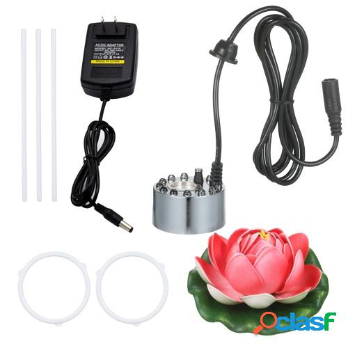KKmoon 24V 24W Ultrasonic Mist Maker con 12 lámparas LED