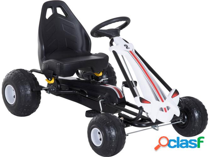 Kart HOMCOM Racing (Negro - 101.5x65.5x59.5cm)