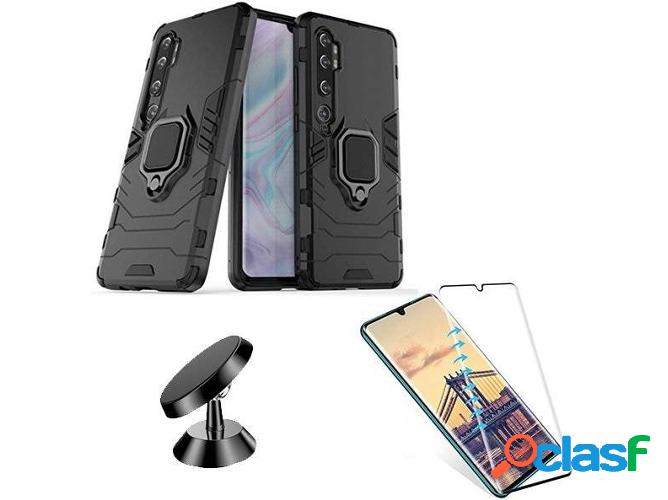 Kit Carcasa, Protector de Cristal Templado 5D y Soporte