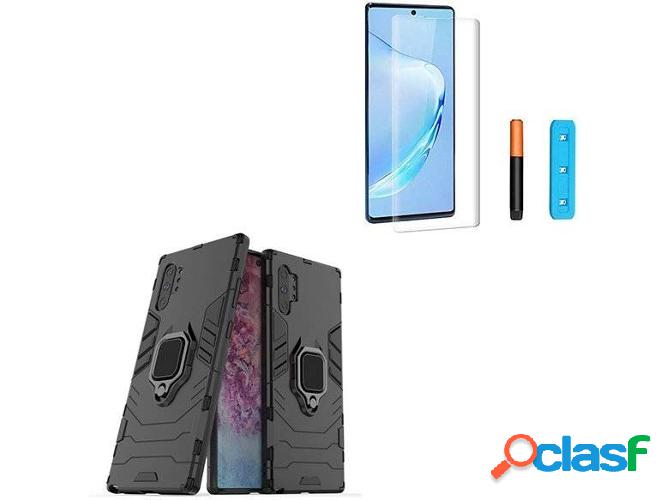 Kit Carcasa y Protector de Vidrio Nano Curved UV Samsung