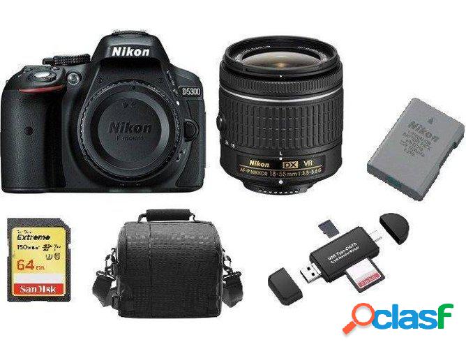 Kit Cámara Réflex NIKON D5300 AF-P 18-55MM F3.5-5.6G VR