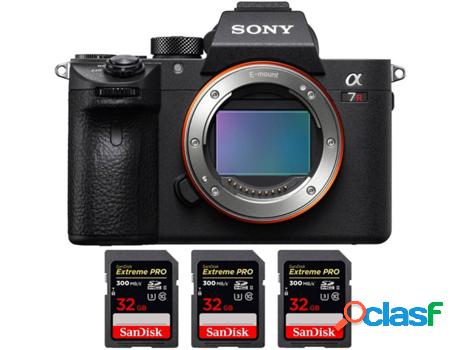 Kit Cámara SONY Alpha 7R IVa + 3 SanDisk 32 GB (Full Frame)