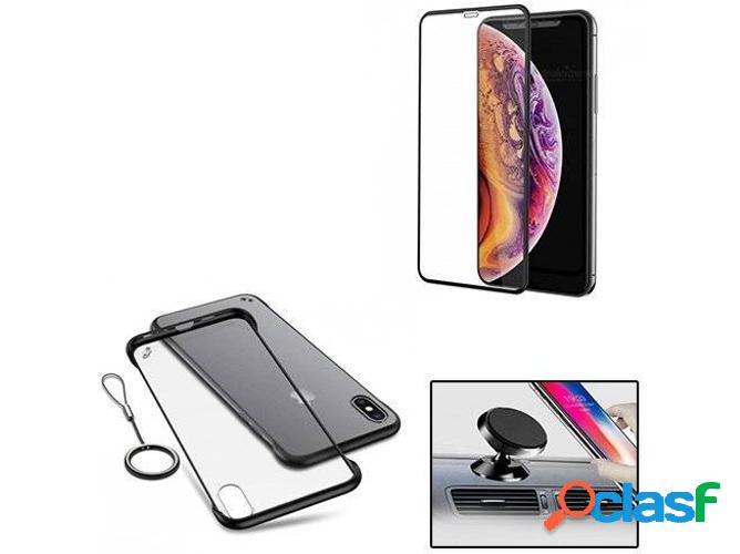 Kit Funda, Protector de Cristal Templado 5D y Soporte