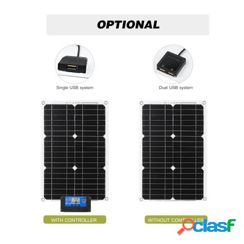 Kit de panel solar de 18 W y 12 V Módulo monocristalino