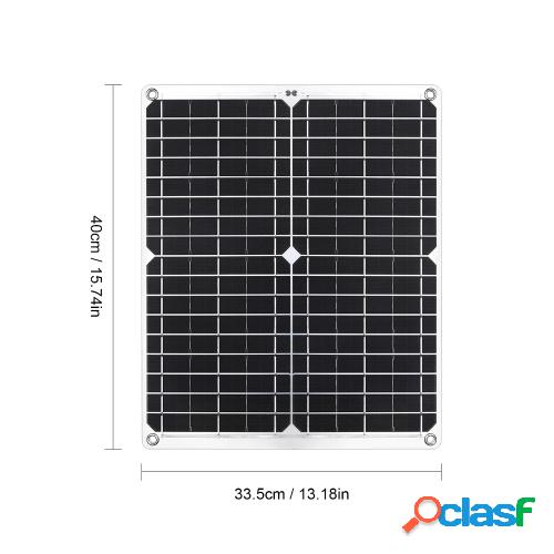 Kit de panel solar de 26W 12V con puerto USB Sistema de