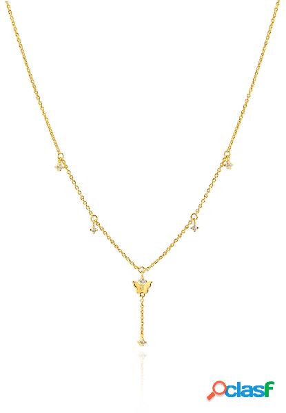 LIFE BUTTERFLY gold necklace